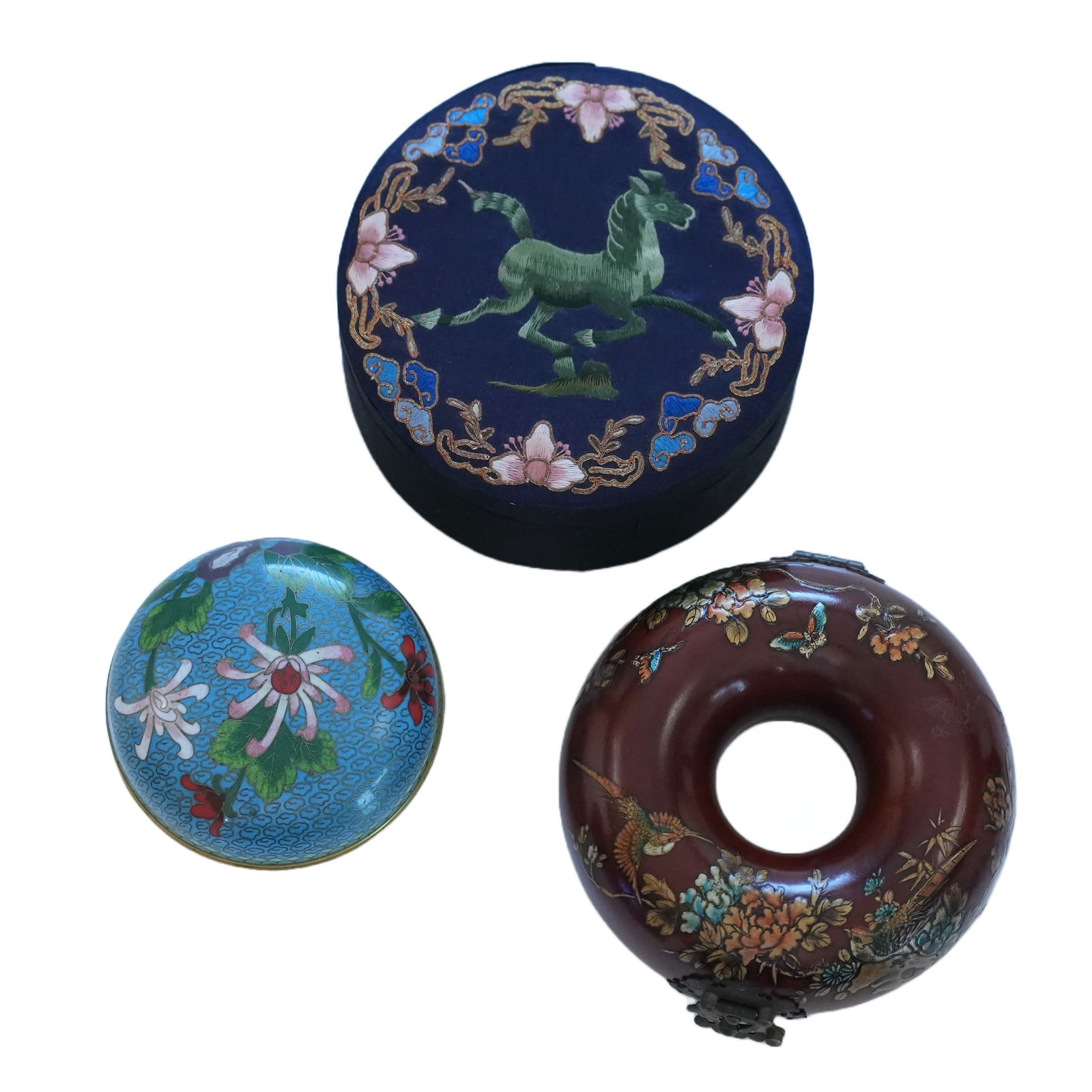 3 Asian Trinket/Jewelry Boxes (1 of 16)