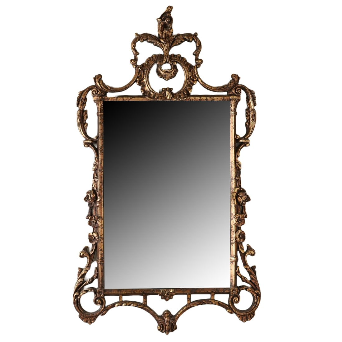 French Wood Carved Mirror (1 of 4)