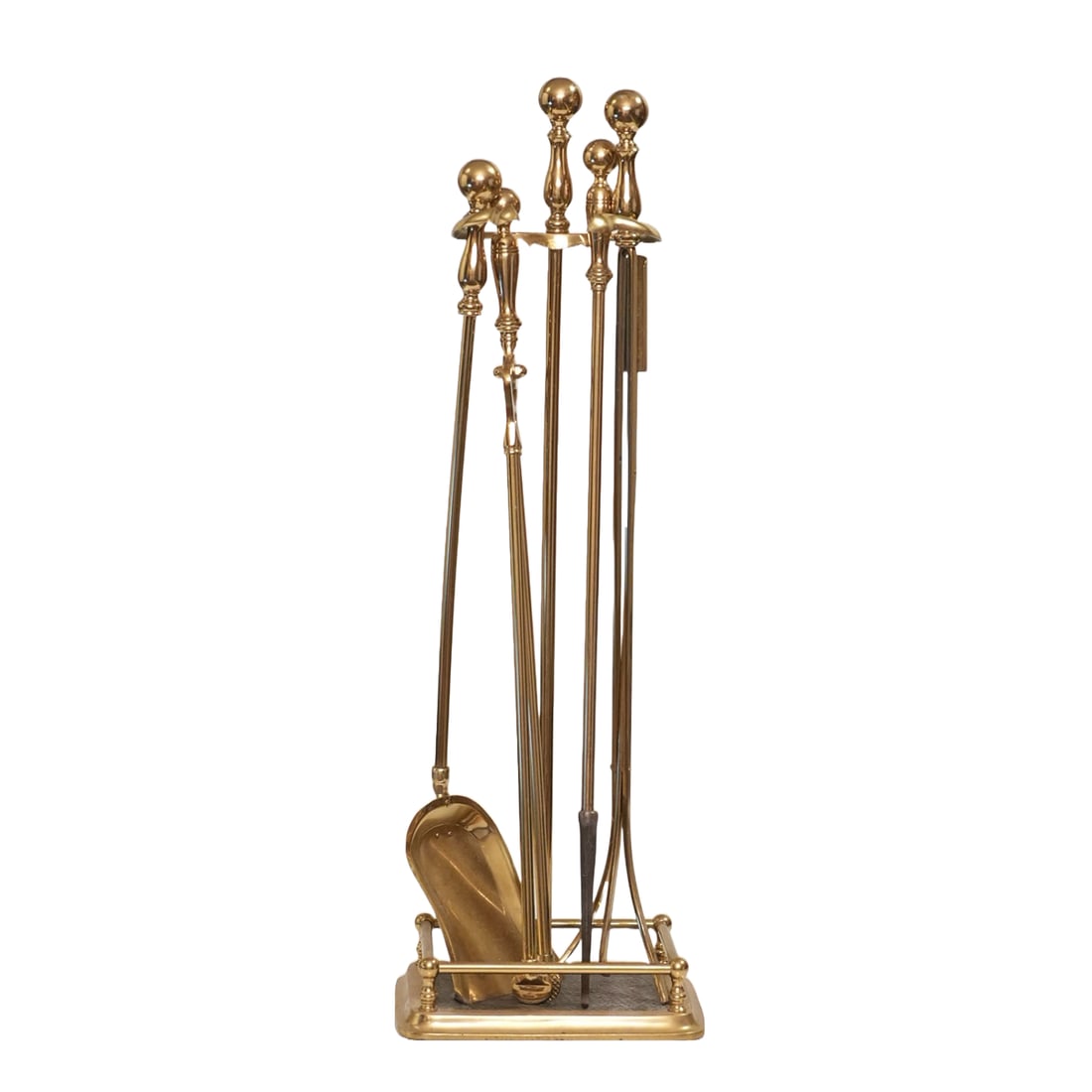 Brass Fireplace Tool Set (1 of 4)