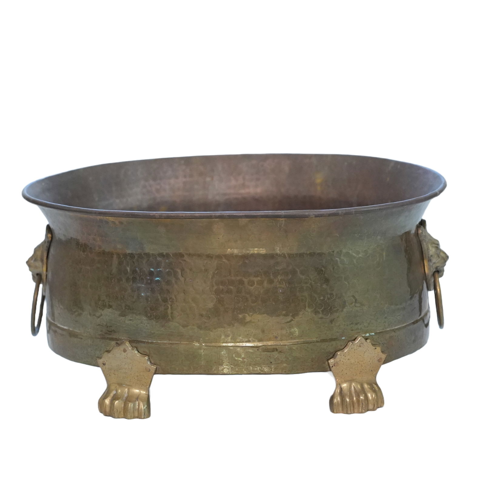 Oval Brass Cachepot (1 of 6)