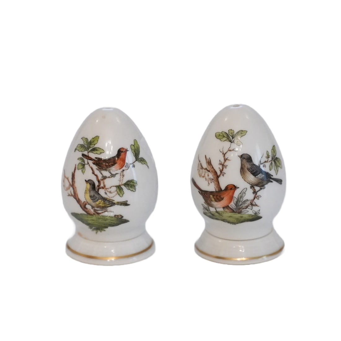 Herend Rothchild Salt and Pepper Shakers: Herend Rothchild Salt and Pepper Shakers