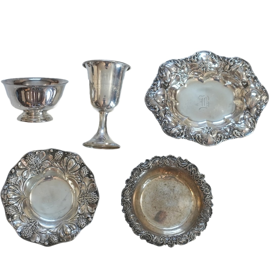 Assortment of Silver Tableware Items (1 of 7)