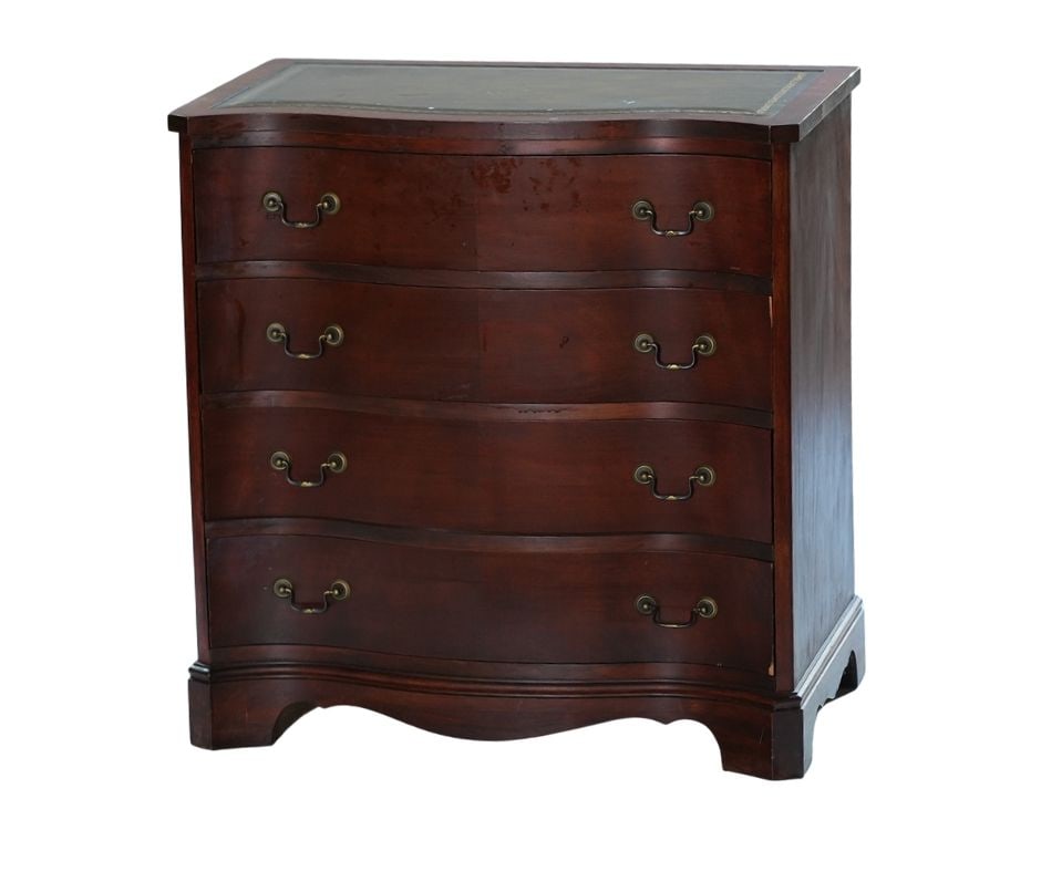 Four Drawer Mahogany Linen Chest (1 of 4)