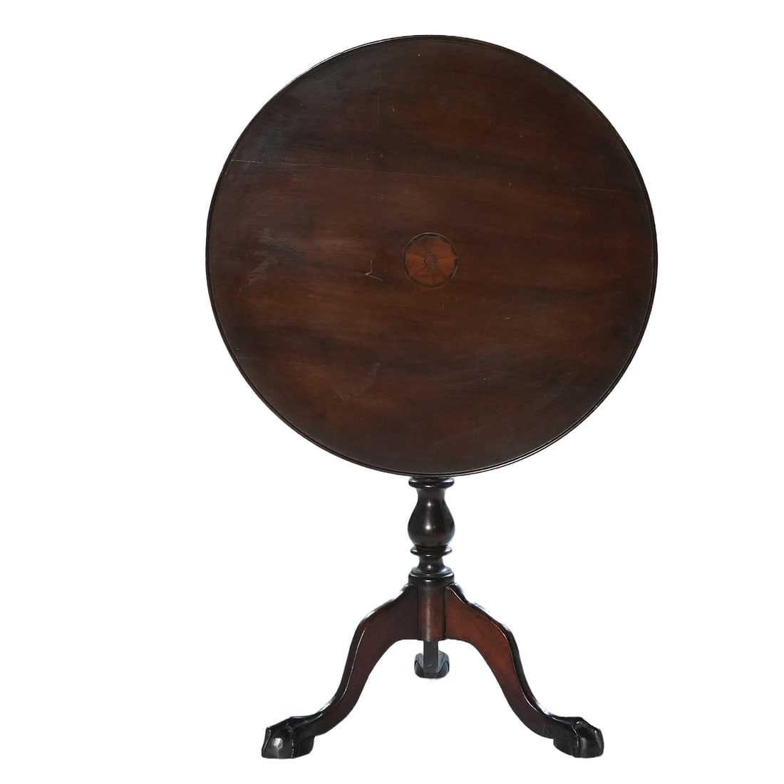 Georgian Round Tilt top Tea Table (1 of 4)
