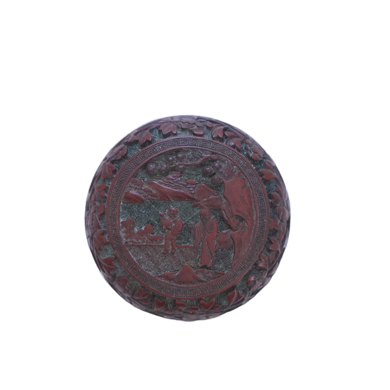 Qianlong Cinnabar Paste Box (1 of 7)