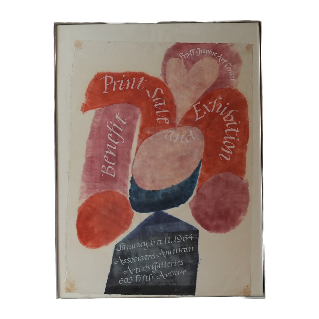 Original Poster For Pratt Graphic Art Center Benefit (1 of 5)