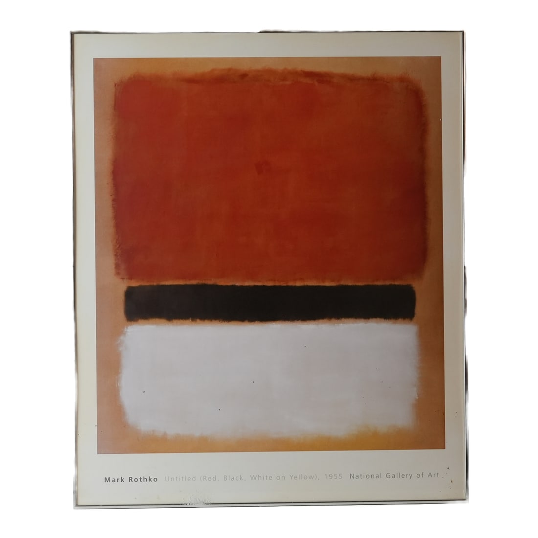 Mark Rothco Poster of "Red, Black, White on Yellow" (1 of 3)