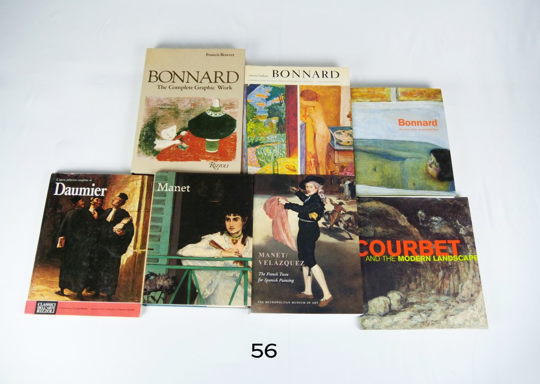 [ART-BOOKS] MANET, BONNARD, COURBET: [ART-BOOKS] PIERRE BONNARD: THE WORK OF ART: SUSPENDING TIME by Suzanne Page, Paris Musees, FRANCE, 2006* MANET 1832-1883 by Francoise Cachin, MoMa, USA, 1983* and five others. Lovely thematic set of