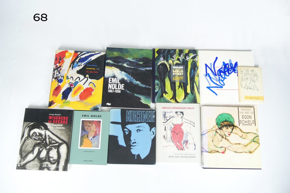 [ART-BOOKS] NOLDE, KIRCHNER, ROUAULT, KANDINSKY: TEN BOOKS (1 of 4)