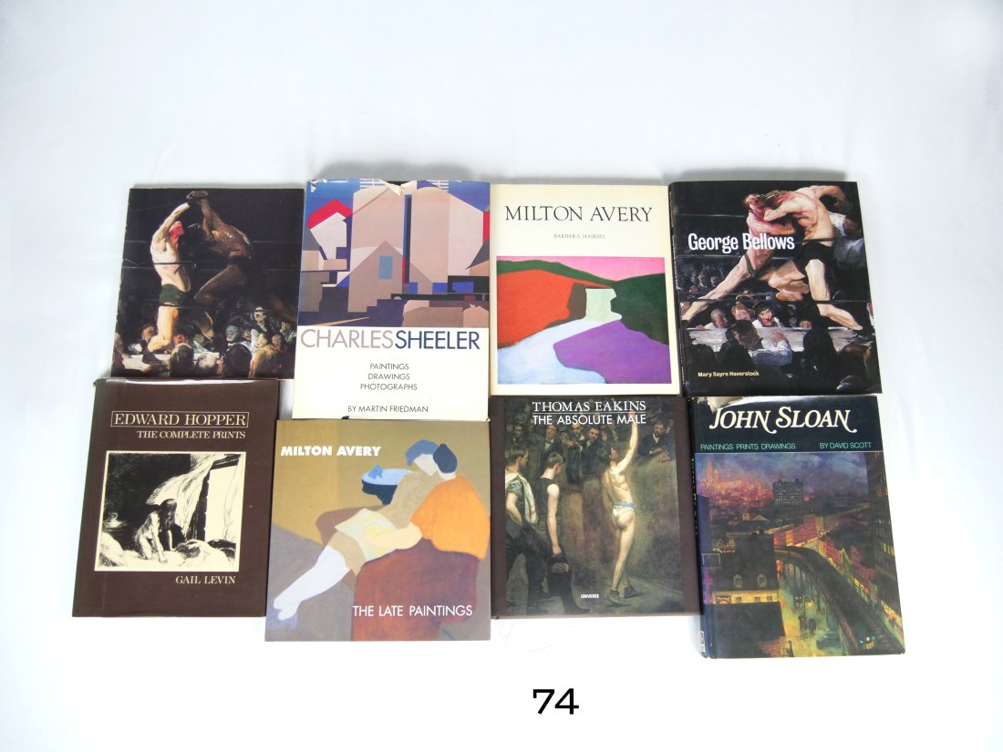 [ART-BOOKS] AMERICAN ART: M. AVERY, E. HOPPER, CHARLES SHEELER: [ART-BOOKS] MILTON AVERY: THE LATE PAINTINGS by Robert Hobbs. Abrams, USA, 2001* and seven others.