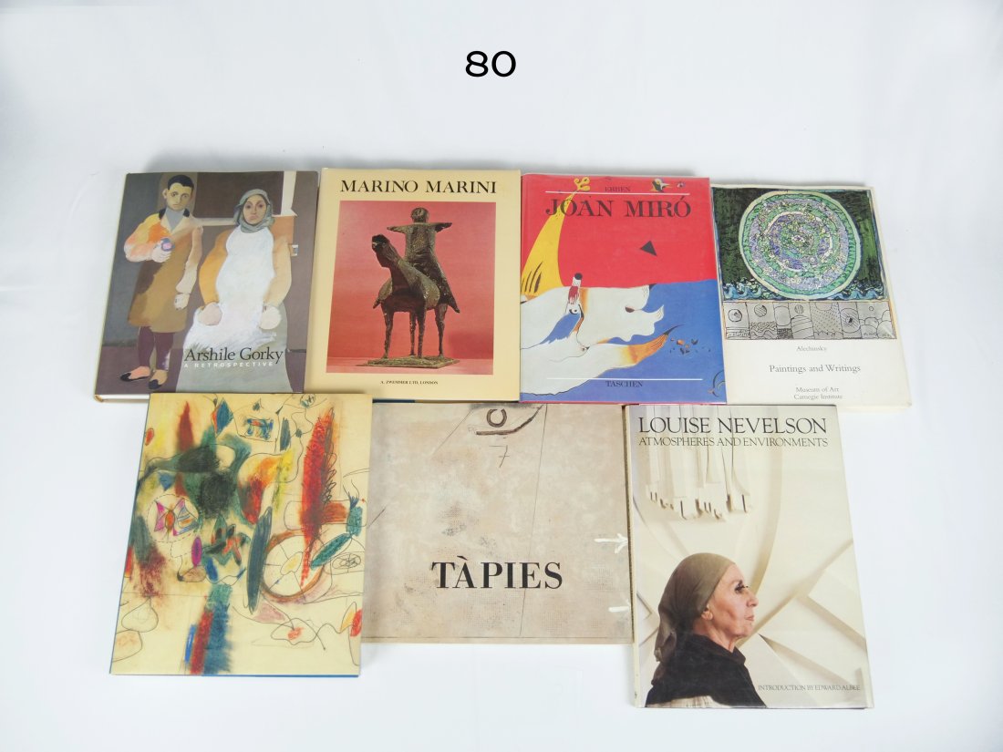 [ART-BOOKS] GORKY, MARINI, TAPIES: SEVEN BOOKS: [ART-BOOKS] ARSHILE GORKY: A RETROSPECTIVE by Michael R. Taylor. Yale University Press, USA, 2009.* TAPIES by Carmen Gimenez. Guggenheim, USA, 1995.* and five others.