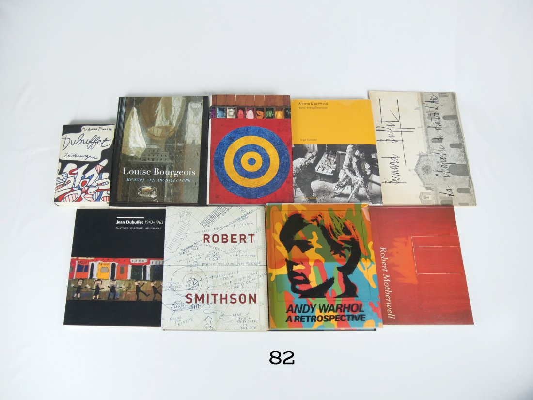 [ART-BOOKS] DUBUFFET, WARHOL, BOURGEOIS: NINE BOOKS (1 of 4)