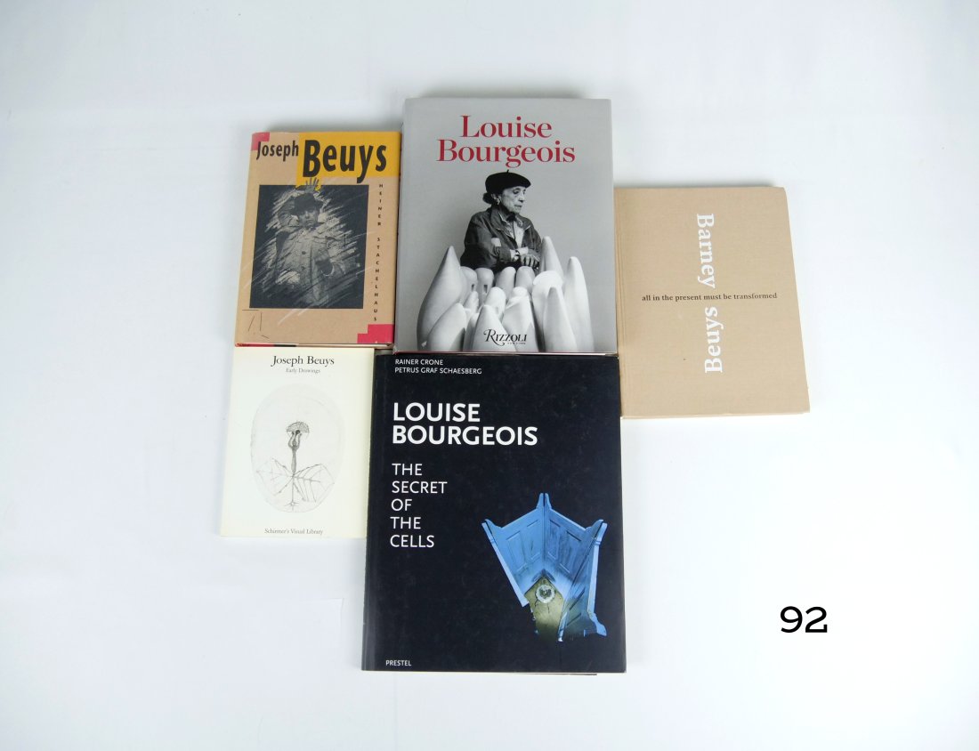 [ART-BOOKS] JOSEPH BEUYS, LOUISE BOURGEOIS: FIVE BOOKS (1 of 4)