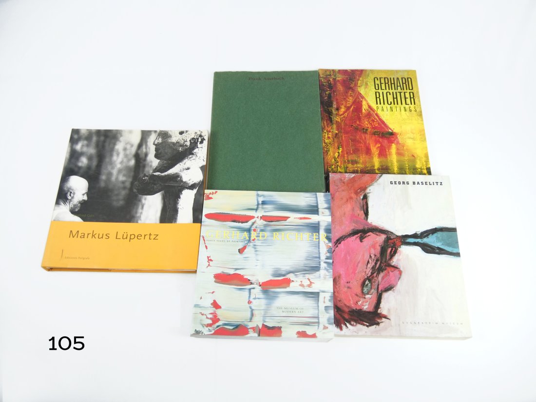 [ART-BOOKS] RICHTER, LUPERTZ, BASELITZ: FIVE BOOKS (1 of 4)