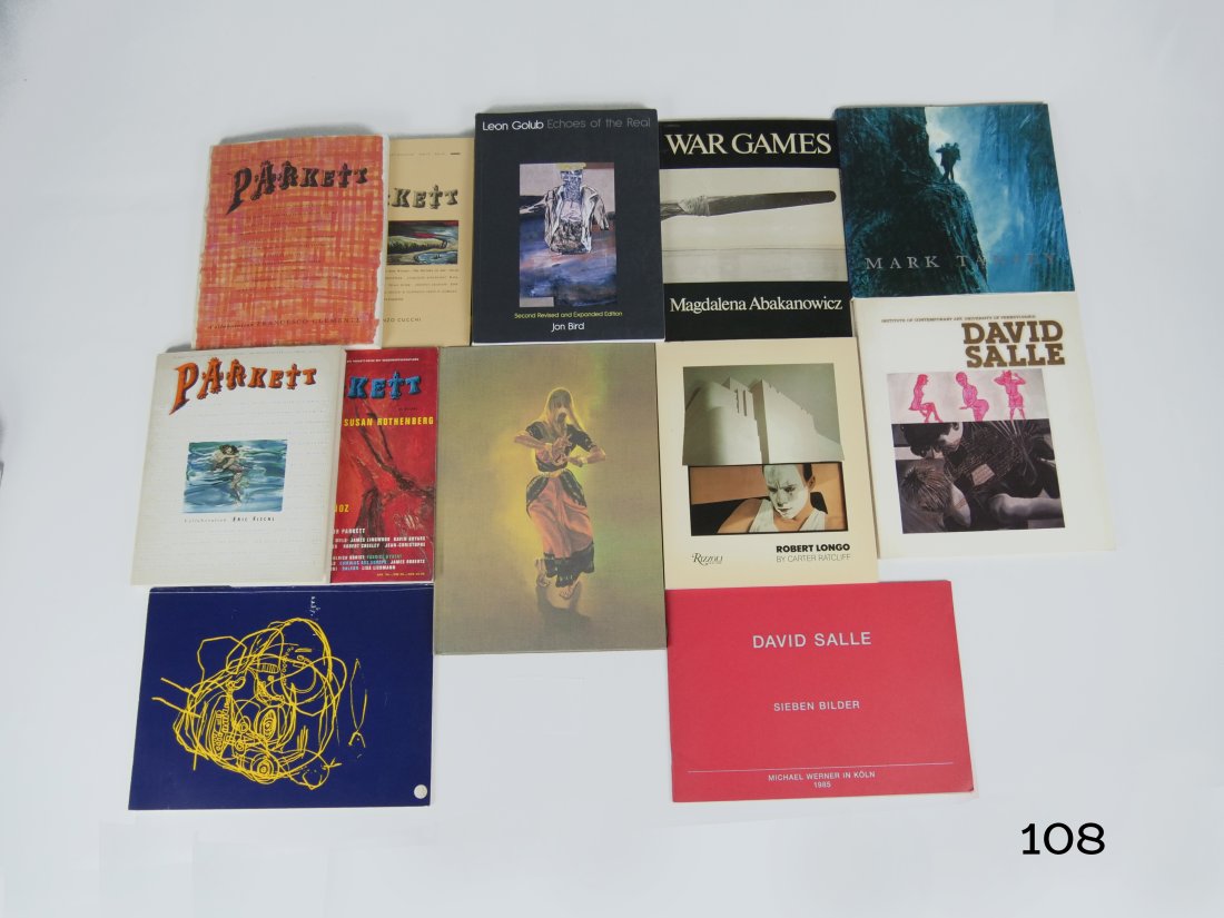 [ART-BOOKS] PARKETT, ABAKANOWICZ, MARK TANSEY: TWELVE BOOKS (1 of 4)