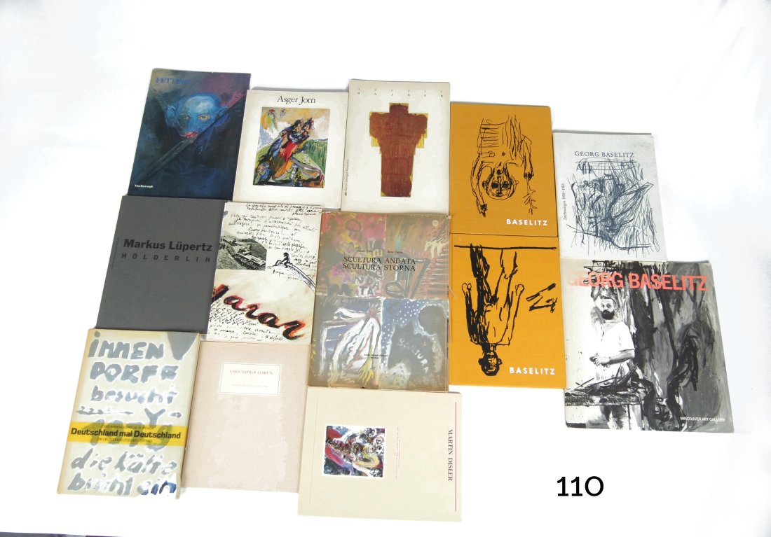 [ART-BOOKS] LUPERTZ, JORN, BASELITZ, FETTING: THIRTEEN CATALOGUES (1 of 5)