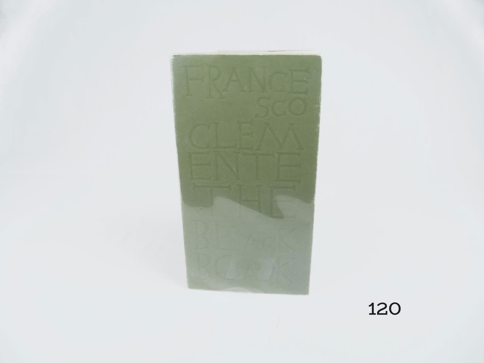 [ART-BOOKS] FRANCESCO CLEMENTE "THE BLACK BOOK", BASEL, 1991: [ART-BOOKS] FRANCESCO CLEMENTE "THE BLACK BOOK" Kunsthalle Basel, 1991. 48 colour plates, in India. Excellent condition with plastic protective covering.