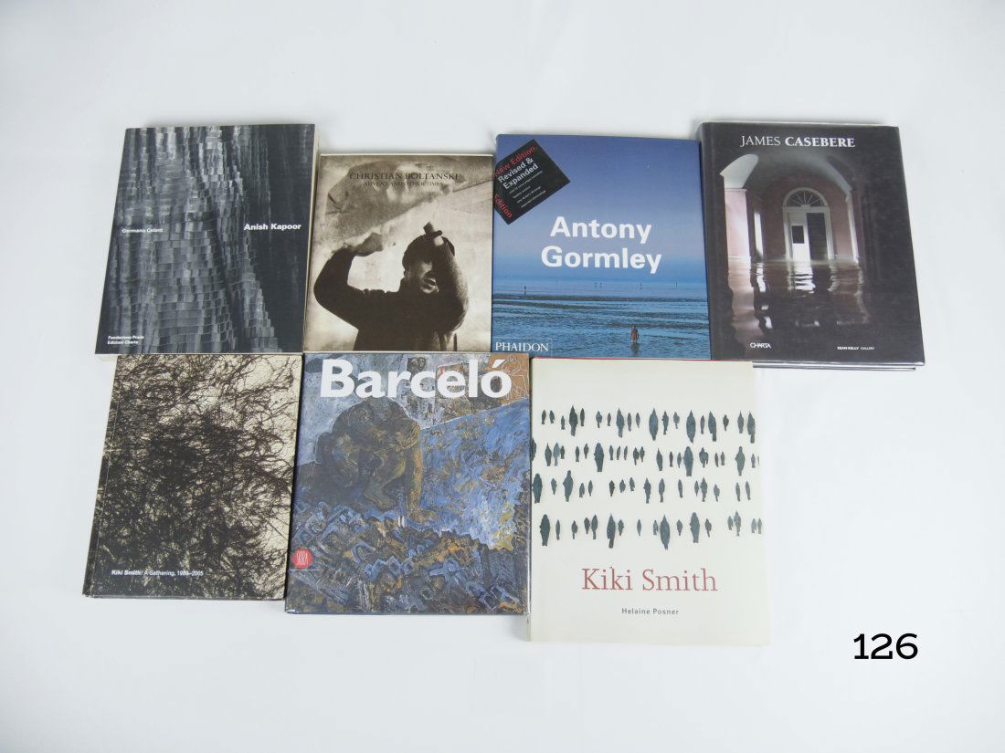 [ART-BOOKS] KAPOOR, KIKI SMITH, GORMLEY: SEVEN BOOKS (1 of 4)