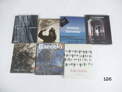 [ART-BOOKS] KAPOOR, KIKI SMITH, GORMLEY: SEVEN BOOKS: [ART-BOOKS] ANISH KAPOOR, KIKI SMITH, ANTONY GORMLEY, MIQUEL BARCELO, JAMES CASEBERE. Seven books in total, all in excellent condition.