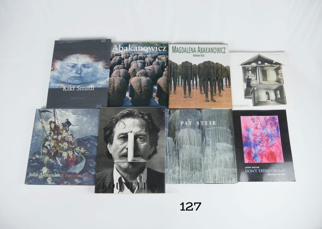 [ART-BOOKS] MATTA-CLARK, ABAKANOWICZ, KOUNELLIS:  EIGHT BOOKS (1 of 4)