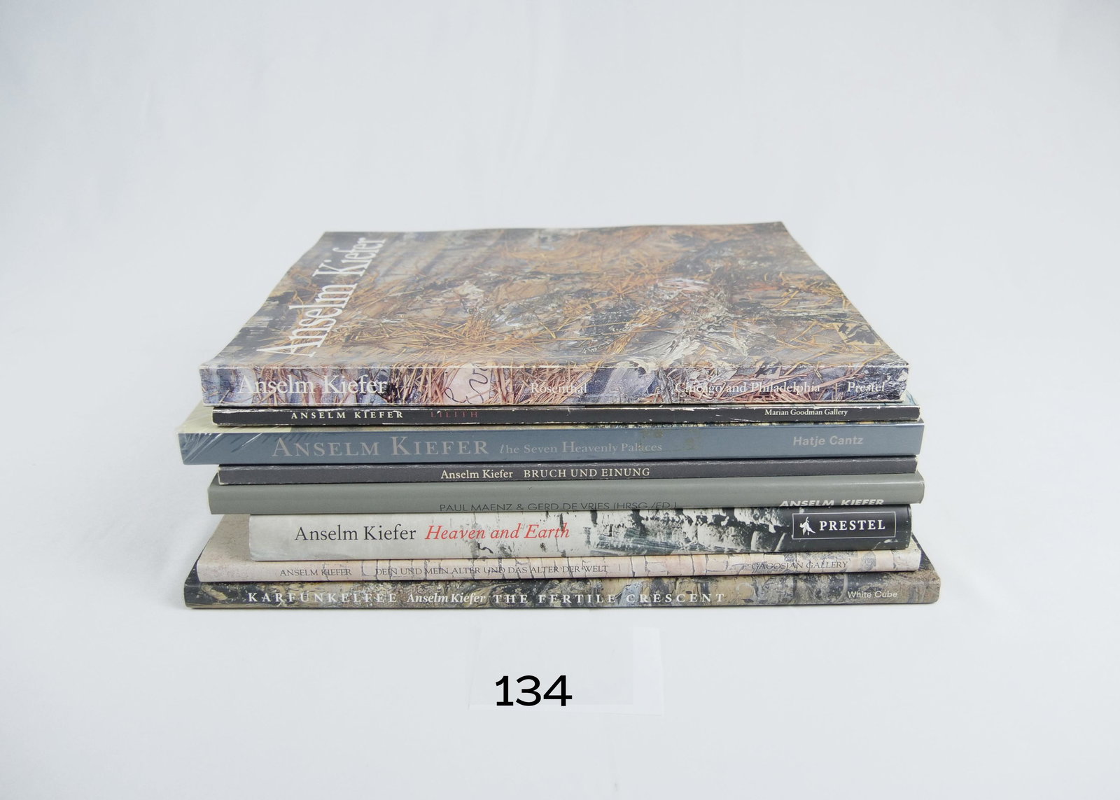 [ART-BOOKS] ANSELM KIEFER, CATALOGUES AND MONOGRAPHS. EIGHT BOOKS.: [ART-BOOKS] ANSELM KIEFER, ASSORTED EXHIBITION CATALOGUES. Beautiful set of books featuring this extraordinary artist. All in excellent condition. Mix of hard and soft covers.