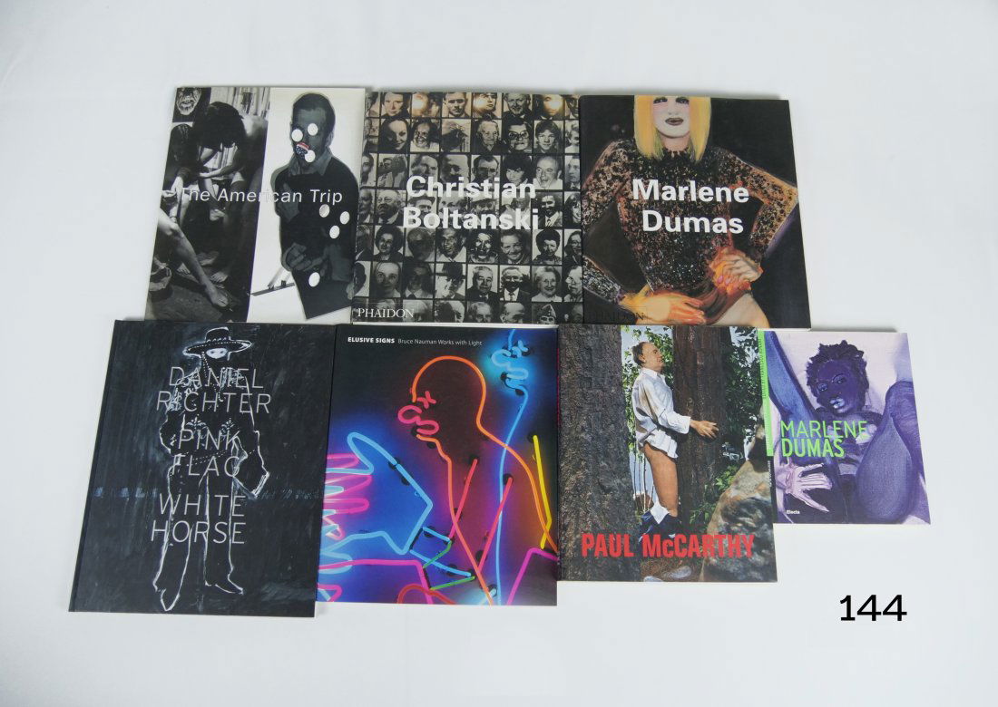 [ART-BOOKS] DUMAS, MCCARTHY, BOLTANSKI AND OTHERS. SEVEN BOOKS. (1 of 4)