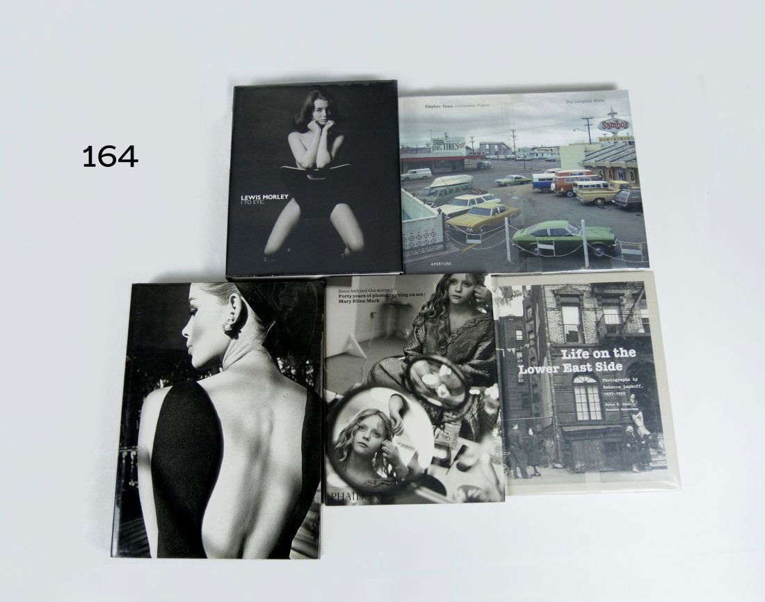 [PHOTO-BOOKS] STEPHEN SHORE, JEANLOUP SIEFF, MARY ELLEN MARK, OTHERS: FIVE HARDCOVER MONOGRAPHS (1 of 4)