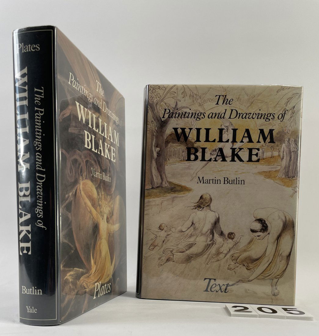 [ART-BOOKS] PAINTING & DRAWINGS OF WILLIAM BLAKE. YALE,  TWO VOLUMES (1 of 4)