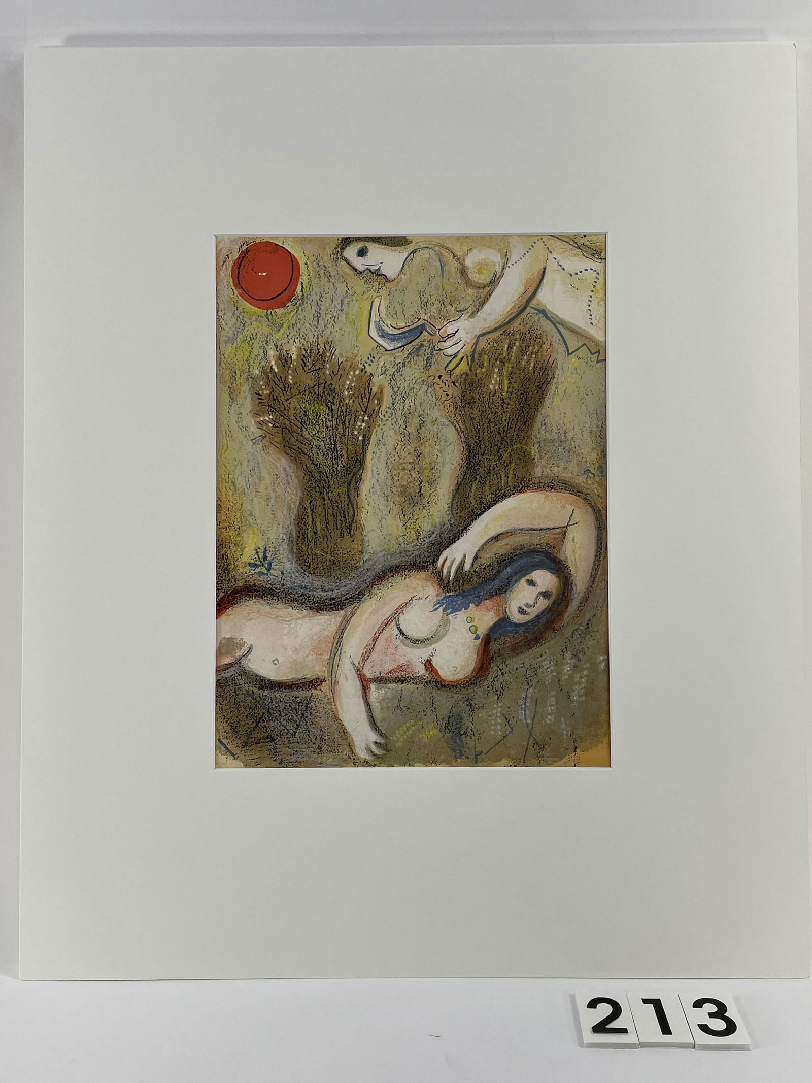 [ART-PRINT] MARC CHAGALL "ESTHER" BIBLE LITHO. (1 of 9)
