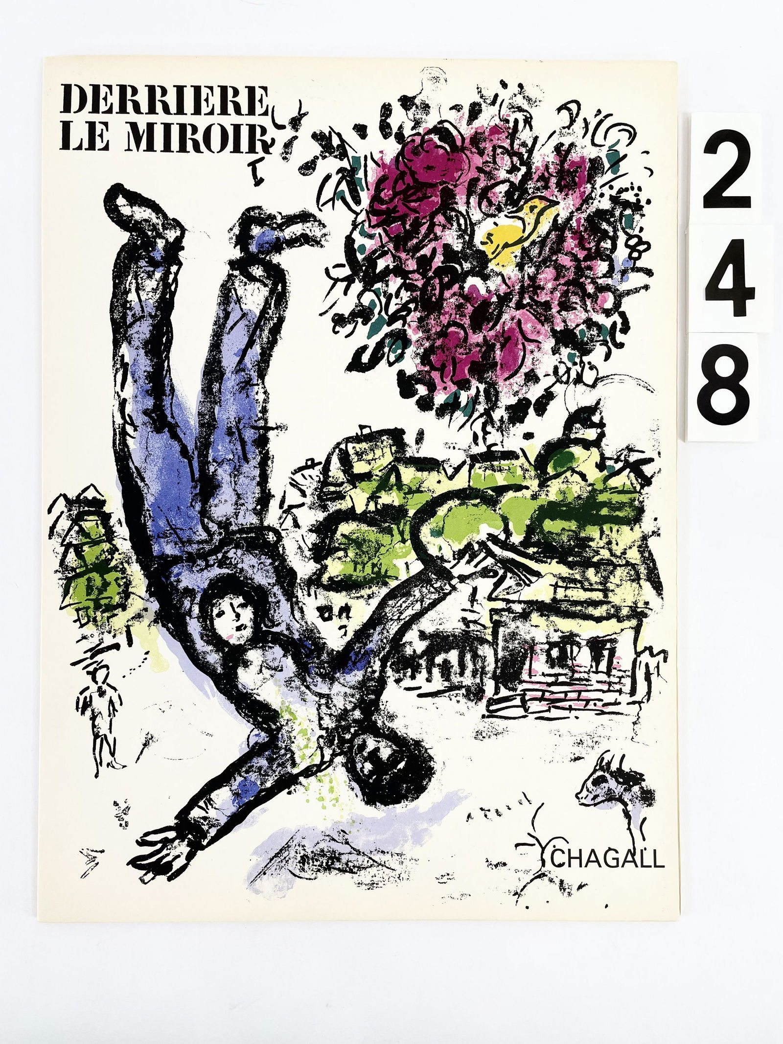 DLM] CHAGALL #147 THREE ORIGINAL LITHOS. MAEGHT 1964 (1 of 6)