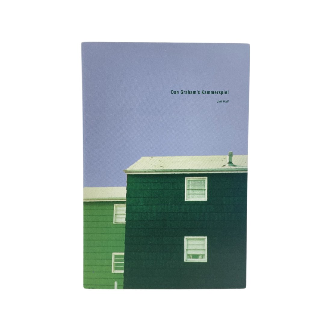 [ARTIST BOOK] DAN GRAHAM, KAMMERSPIEL.: [ARTIST BOOK] DAN GRAHAM, KAMMERSPIEL. Wall, Jeff. DAN GRAHAM's KAMMERSPIEL. Published by Art Metropole, Toronto., 1991 Artist book, ills: 23 x 15.5 cm
