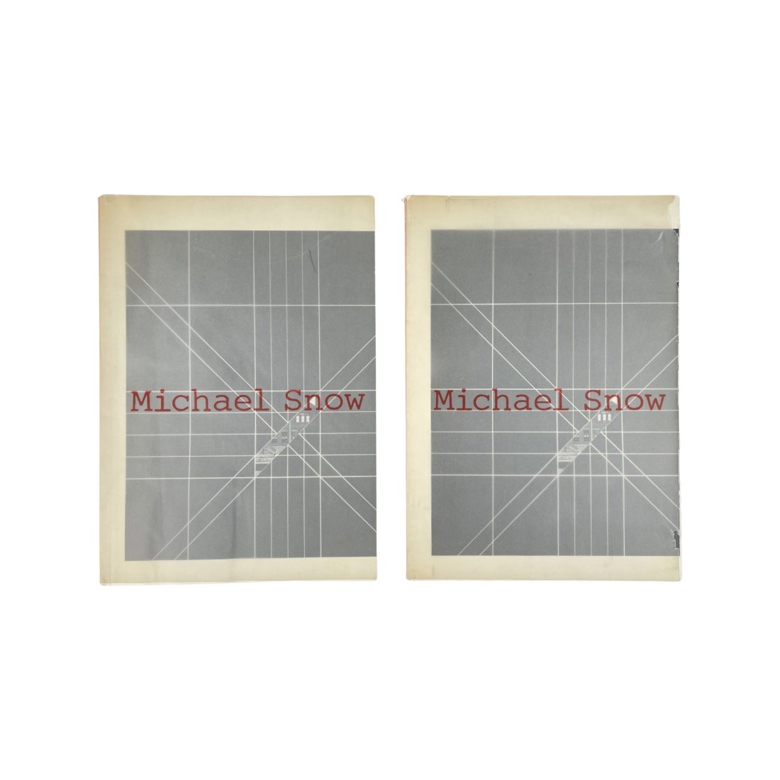 [ARTIST BOOK] MICHAEL SNOW. 2 BOOKS: [ARTIST BOOK] MICHAEL SNOW. 2 BOOKS Michael Snow Published by Museum Boyimans-van Beuningen, Rotterdam., 1979 Exhibition catalogue, 104 p., ill.: 30 x 21 cm Note: Published on the occasion of the exhi