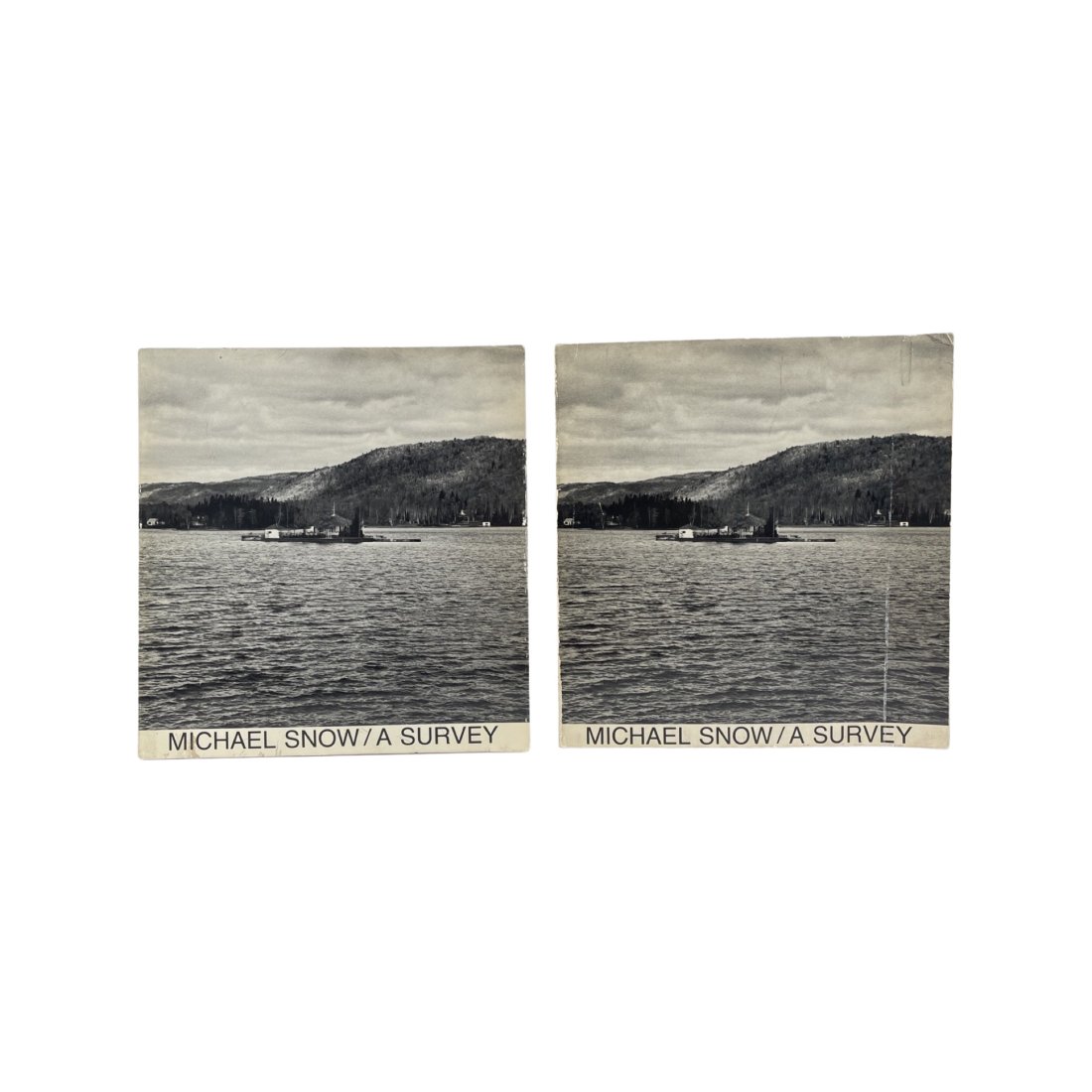 [ARTIST BOOK] MICHAEL SNOW. A SURVEY. INSCRIBED: [ARTIST BOOK] MICHAEL SNOW. A SURVEY. INSCRIBED 2 COPIES. Michael Snow/A SURVEY Artist book/exhibition catalogue, softcover, 124 p., ill.: 22 x 21 cm Published by Art Gallery of Ontario, Toronto Note: