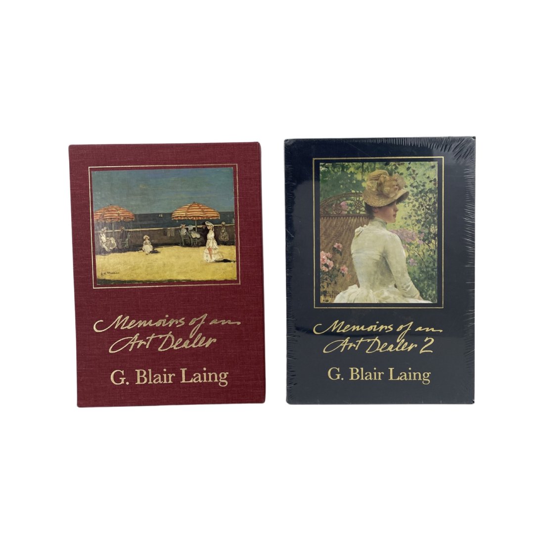 BLAIR LAING. MEMOIRS OF AN ART DEALER. 2VOLS: [BOOK CANADIAN ART] Blair Lang, G. "MEMOIRS OF AN ART DEALER" Blair Lang, G. "MEMOIRS OF AN ART DEALER" Toronto, McClelland and Stewart, 1979. 2 volumes in original slipcase. Both volumes profusely il
