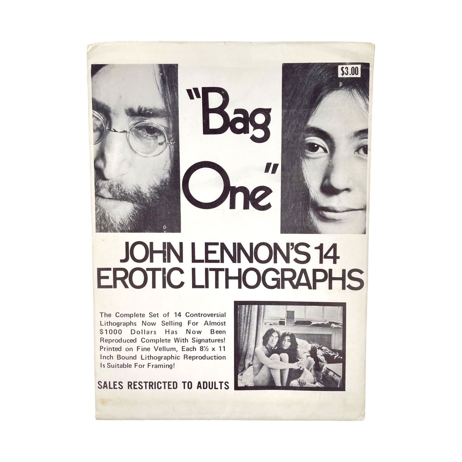 JOHN LENNON. BAG ONE. A SUITE OF LITHOGRAPHS BY J.L. 1970 (1 of 4)