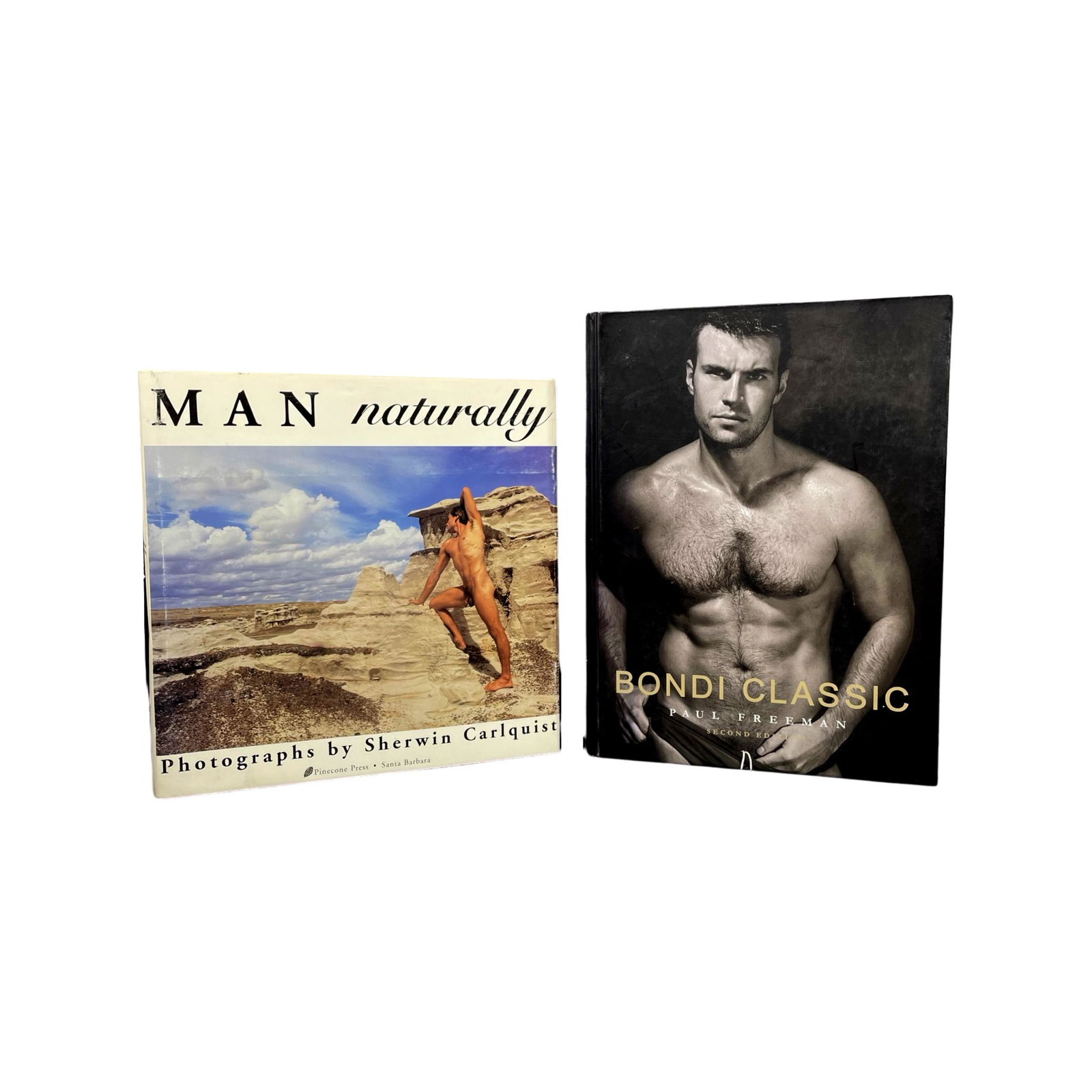 MALE NUDES. 2 PHOTOGRAPH BOOKS SOLD TOGETHER. (1 of 5)