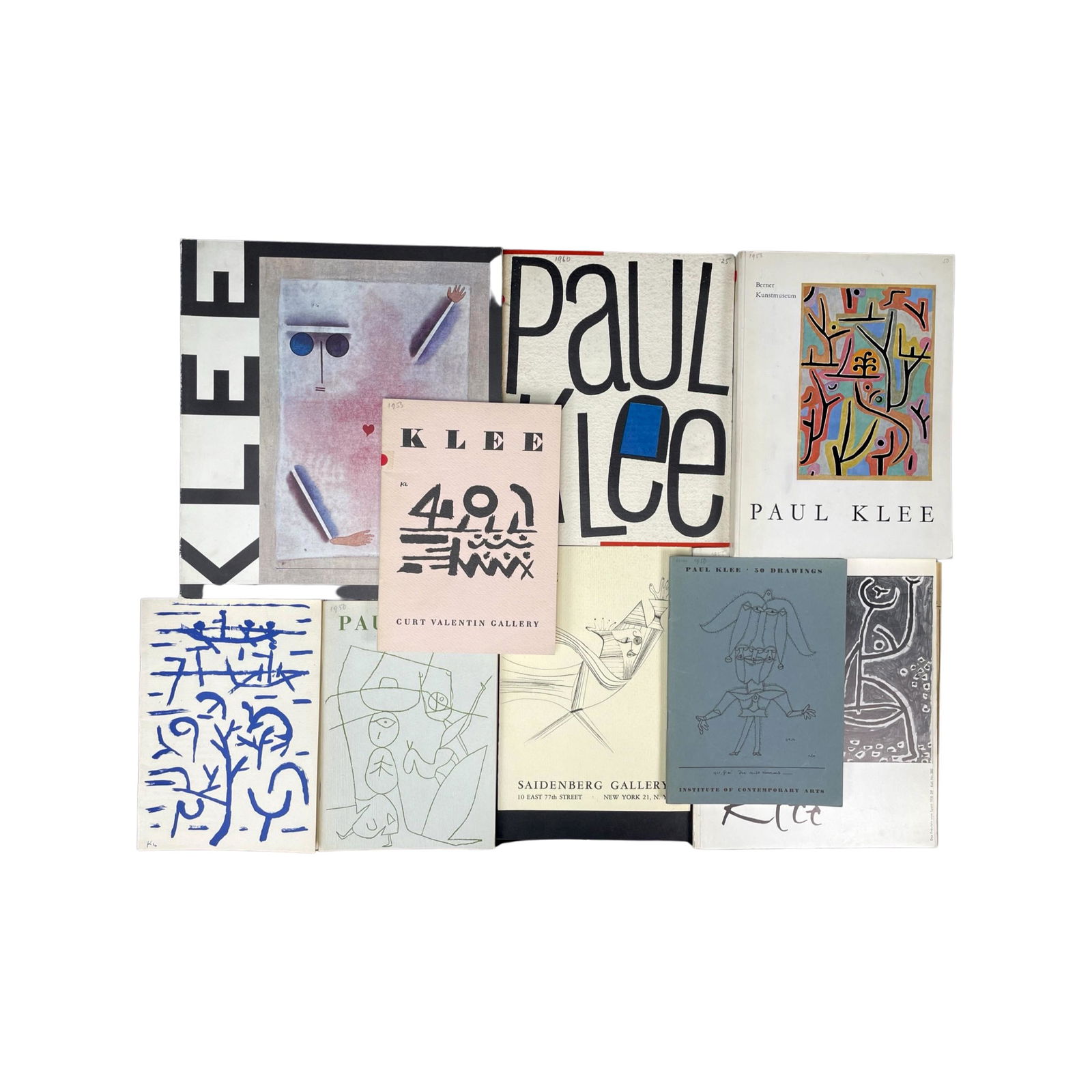PAUL KLEE. A FULL BANKERS' BOX OF EXHIBITION CATALOGUES AND RELATED EPHEMERA. (1 of 2)