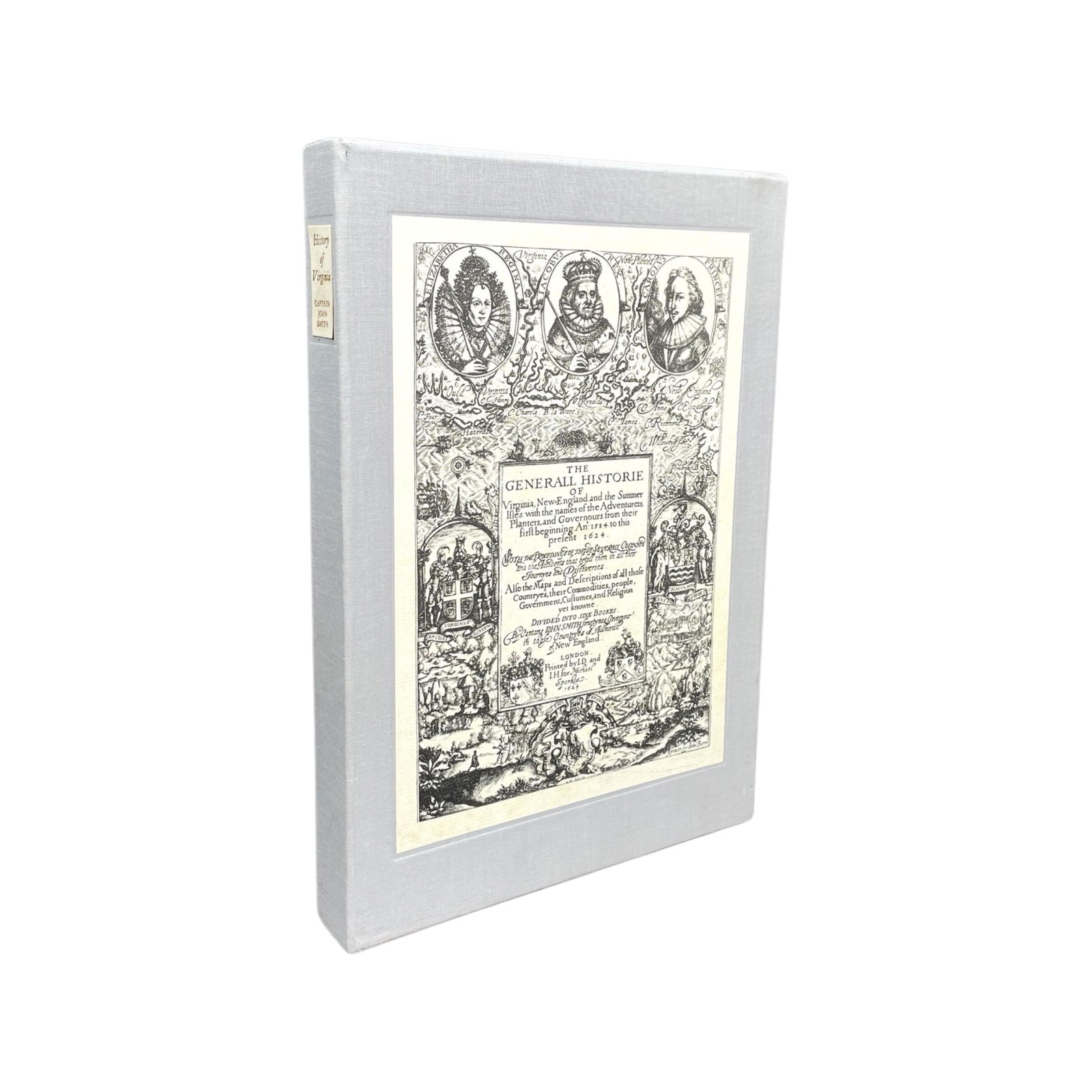 [VELLUM] CAP. JOHN SMITH: THE GENERALL HISTORIE OF VIRGINIA, NEW ENGLAND AND ... 1624,  FACSIMILLE (1 of 8)