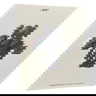 KAWS. WITH AN ORIGINAL DRAWING BY THE ARTIST.: [ART BOOK MONOGRAPH] KAWS: COMPANIONSHIP IN THE AGE OF LONELINESS. Text by Margaret Atwood. National Gallery of Victoria, Australia, 2019. large 4to. First edition. Hardcover. This copy with original