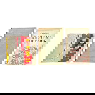 LE CORBUSIER: LE MODULOR, 1950 SOLD WITH 2 OTHERS.: [ARCHITECTURE BOOK MONOGRAPH]LE CORBUSIER: LE MODULOR. Essai sur une mesure harmonique a l'echelle humanine applicable universallement a l'architecture e la mecanique. L'Architecture d'Aujourd'hui,