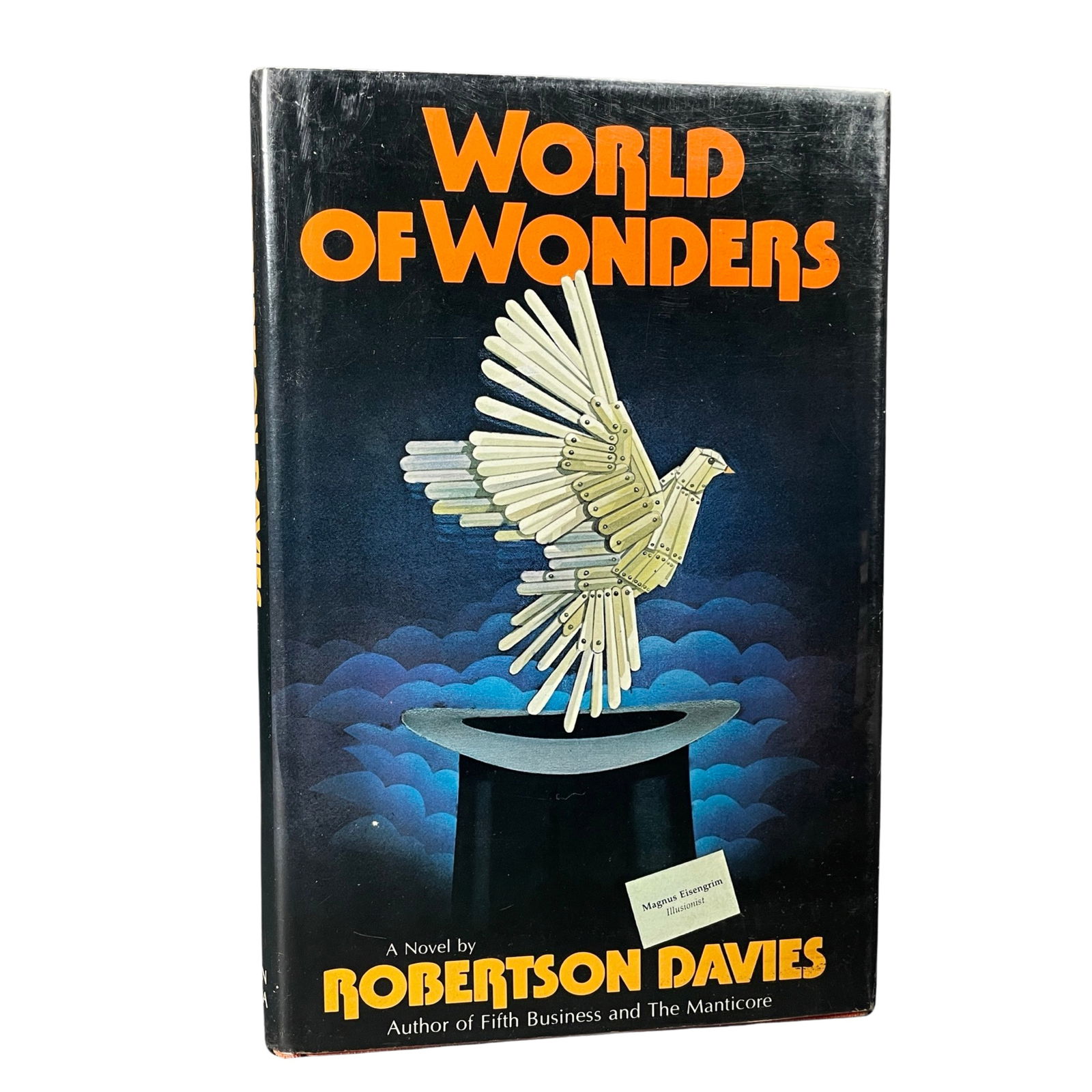 SIGNED. ROBERTSON DAVIES: WORLD OF WONDERS. 1975. 1ST ED. (1 of 4)