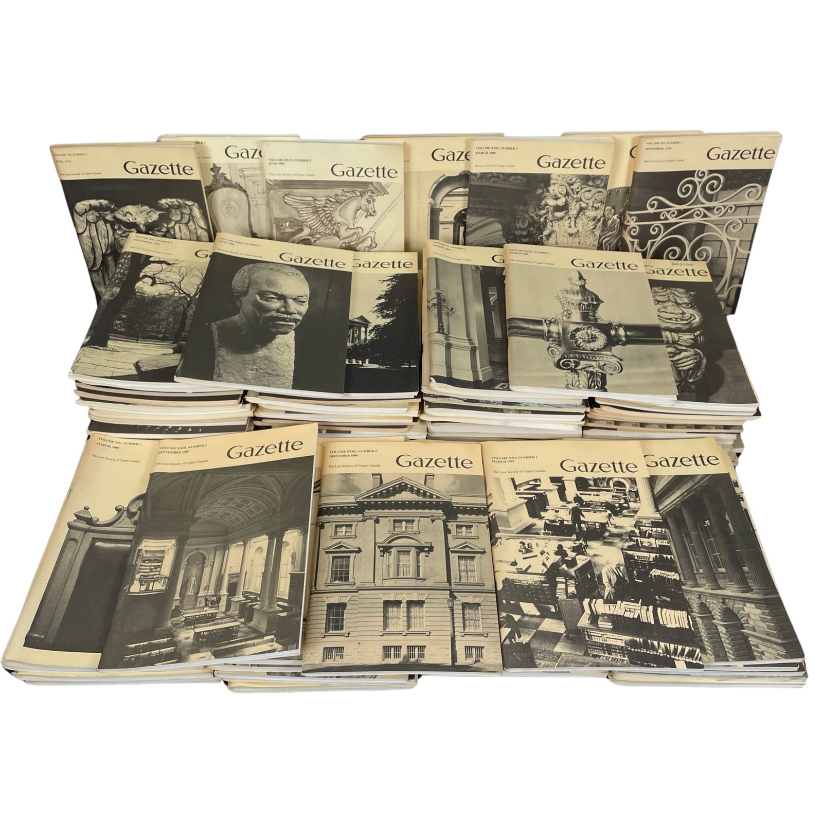 GAZETTE: LAW SOCIETY OF UPPER CANADA. 93 VOLS (1 of 1)