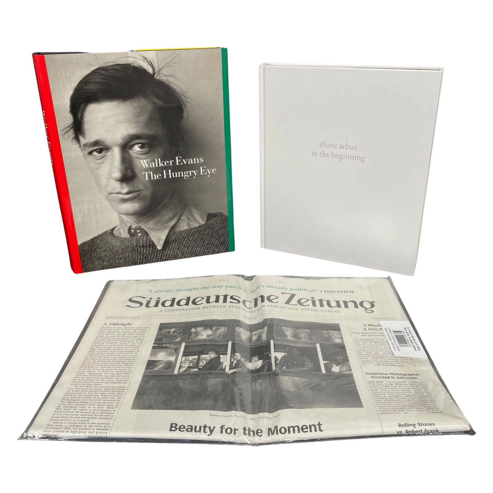 WALKER EVANS, DIANE ARBUS, ROBERT FRANK. (1 of 3)