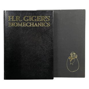 H.R. GIGER BIOMECHANICS. LTD, NUMBERED COPY. MORPHEUS.: [ART BOOK MONOGRAPH] H. R. GIGER'S BIOMECHANICS. Galerie Morpheus International, 2005. First edition, Seventh printing. Limited edition and numbered 4 out of 300 copies. With a COA from Gallery