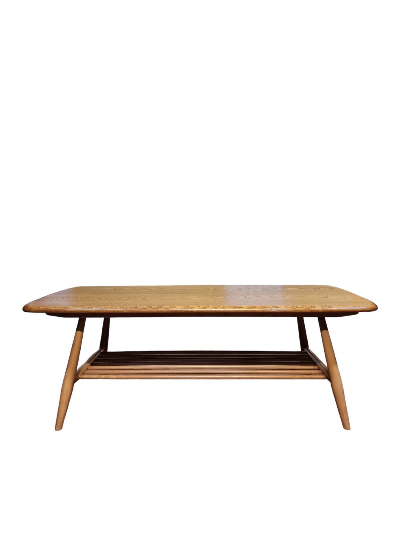 Ercol Mid Century Coffee Table: Mid Century Ercol coffee table in beech and elm. Excellent condition.