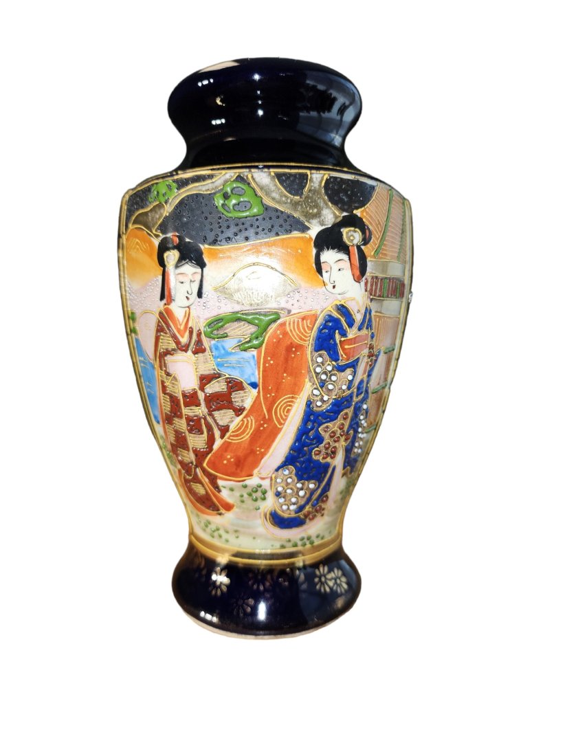 20th Century Japanese Satsuma Vase (1 of 4)