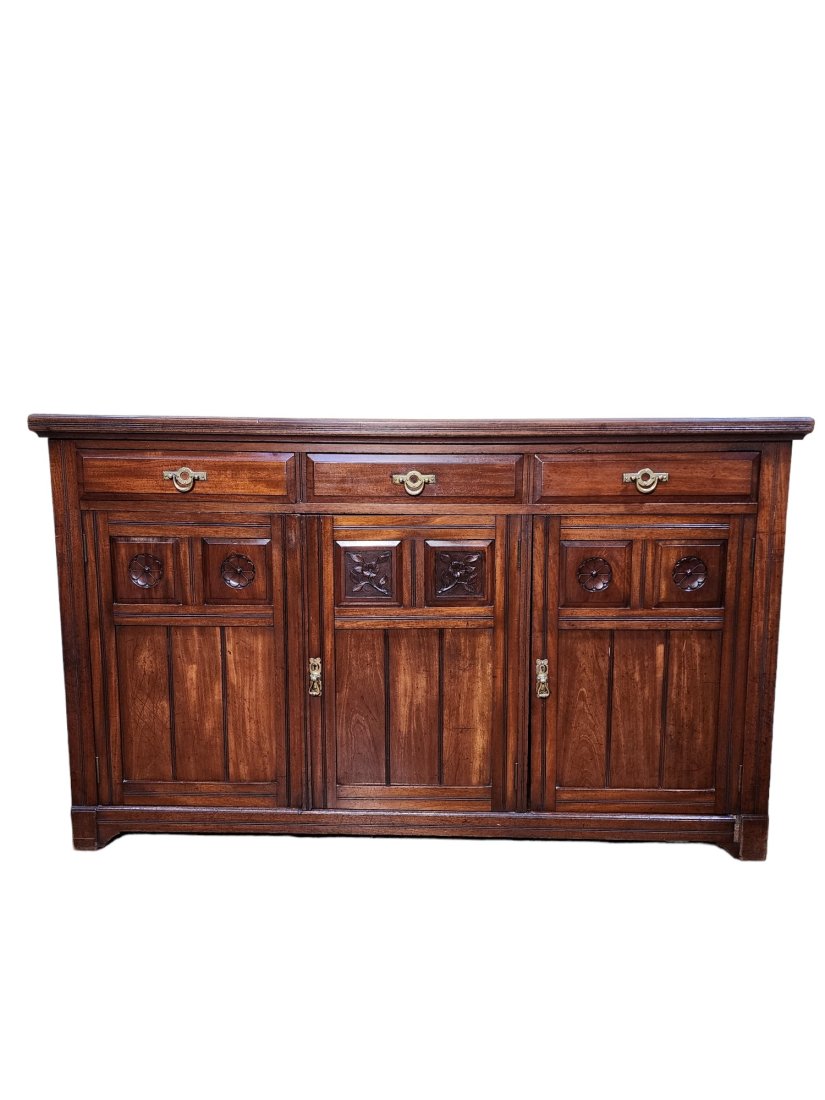 Victorian Aesthetic Period Mahogany Sideboard (1 of 5)