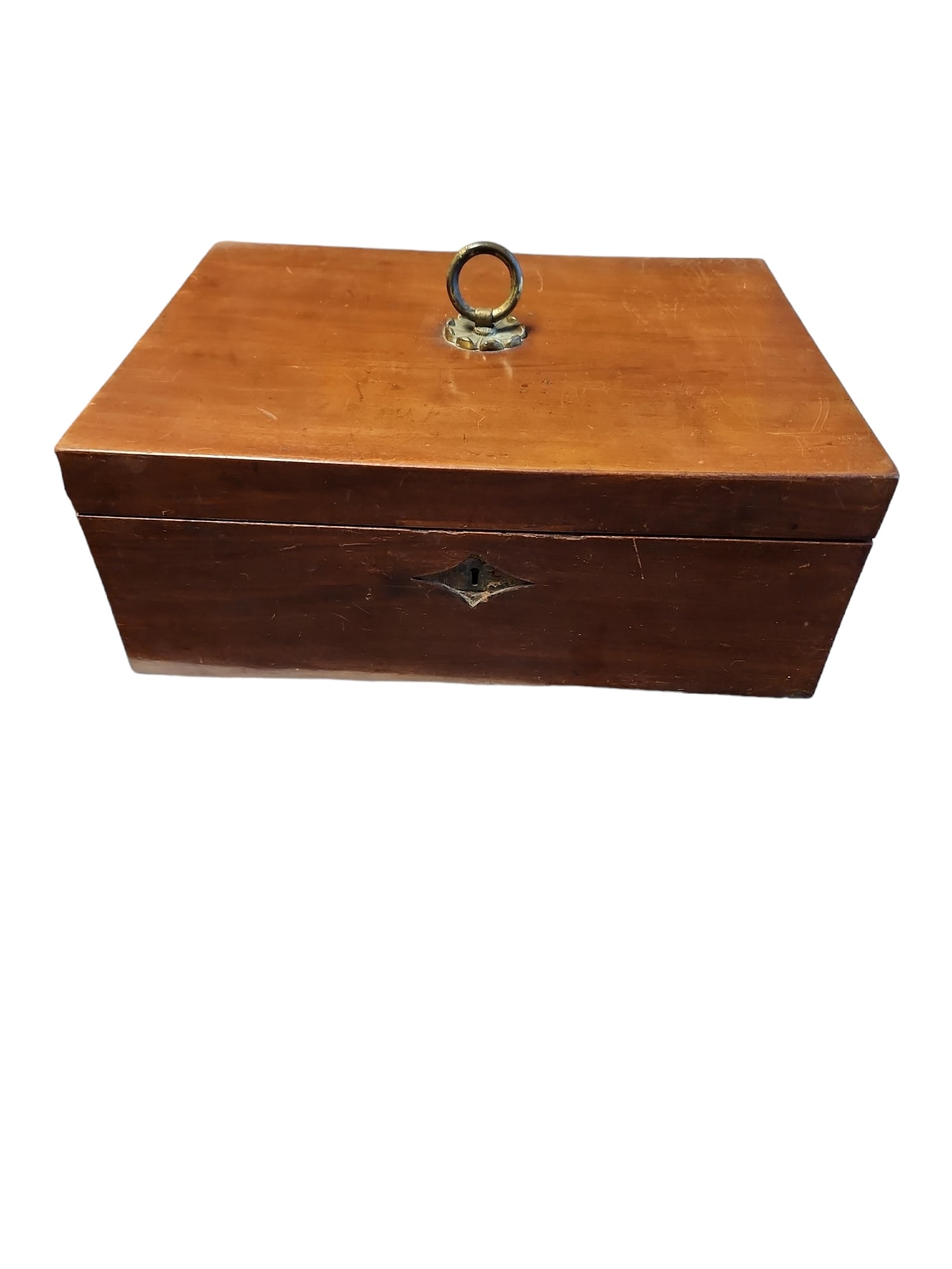 1820s English Georgian Walnut Table Box From W W Peirce (1 of 9)