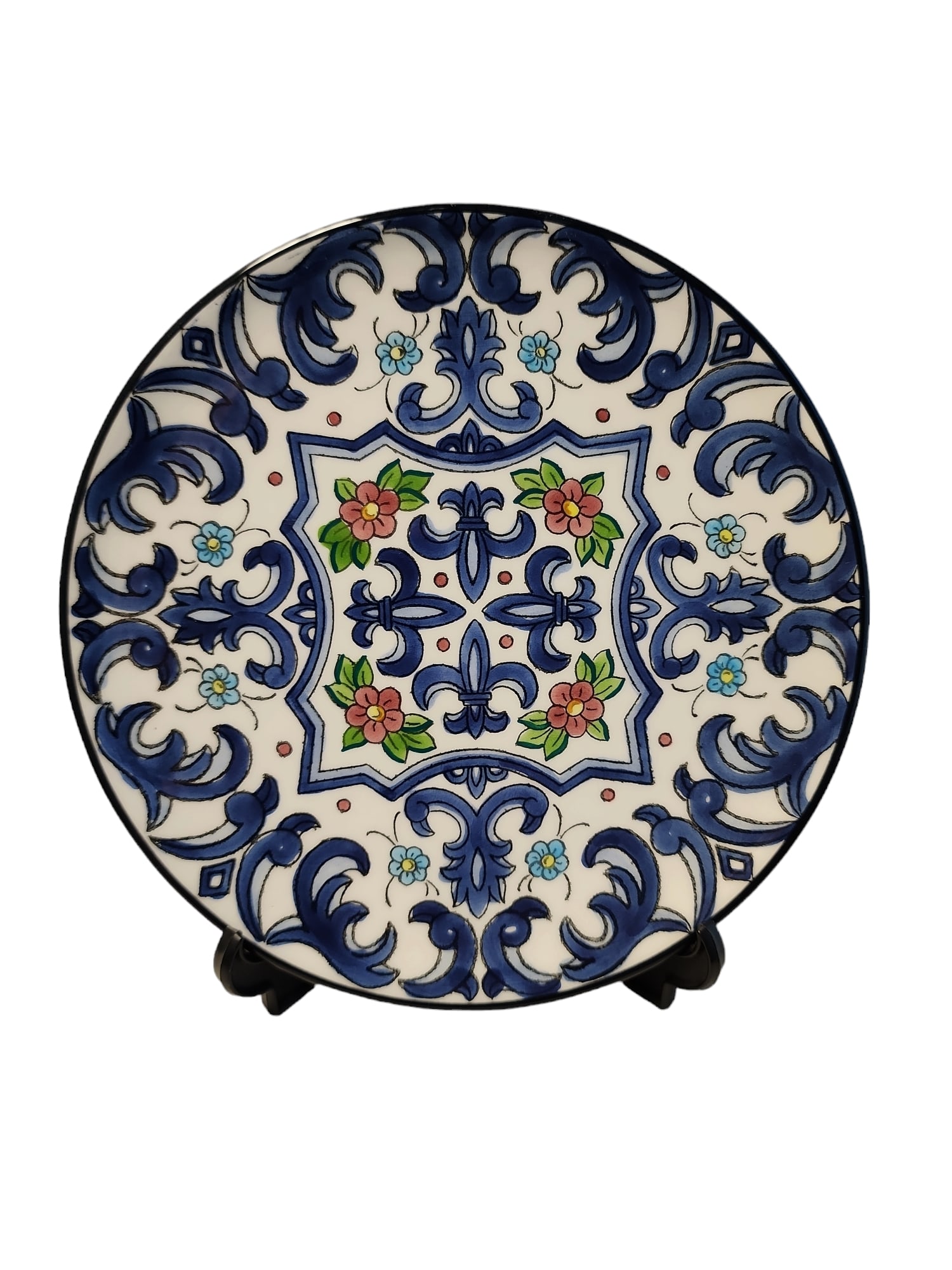 1960s Cerramar Spain Handpainted Cabinet Plate (1 of 3)