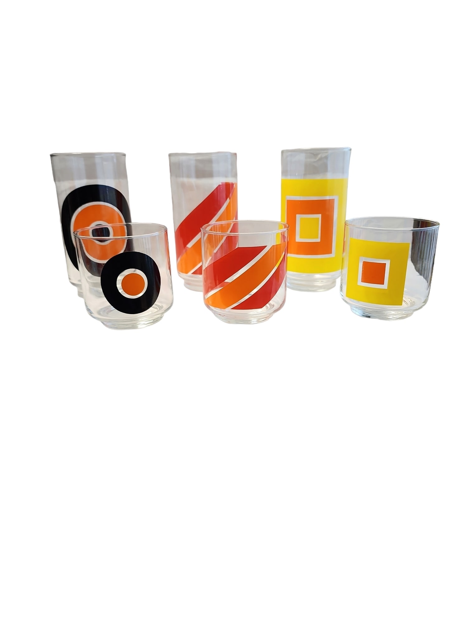 1970s Libbey Mod Glass Set- 6 Pieces (1 of 5)